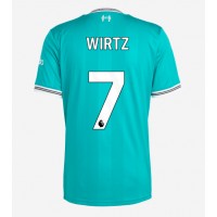 Liverpool Florian Wirtz #7 Tretí futbalový dres 2025-26 Krátky Rukáv